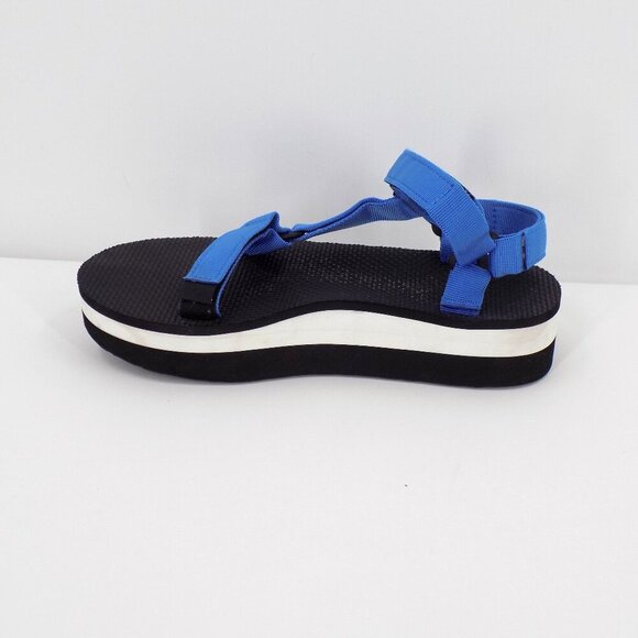 Teva Flatform Universal Platform Sandal Size 10 Blue - Picture 7 of 9